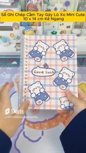Sổ Ghi Chép Cầm Tay Gáy Lò Xo Mini Cute 10 x 14 cm Kẻ Ngang Nhiều Hình Xinh Xắn Siêu Đáng Yêu ( Mẫu Giao Ngẫu Nhiên ) Kích Thước Nhỏ Gọn Tiện Lợi Ghi Chép Mọi Lúc Mọi Nơi