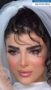 COD SOFTLENS ORION BLUE 14.5MM BY PINKIN NORMAL DAN MINUS TINGGI