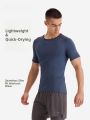 Decathlon Men's Sportswear Training Suit Quick Dry Breathable Short Sleeve Basketball Running Tight Clothes SAT2. 