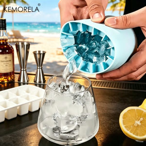 Silicone Ice Cube Mold Round Ice Bucket Summer Homemade DIY Refrigerator Freeze Ice Maker Creative Ice Cube Mold Barware Tools