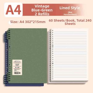 Removable Rings High Beauty Notebook for Students A5