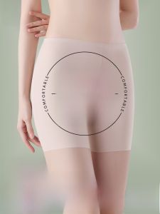 miiow | High-Waist Ice-Silk Pure-Cotton Womens Safety Pants Abdomen-Including Flag Robe Special Shorties Anti-Bacterial Underwear