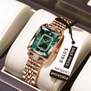 POEDAGAR Trendy Luxury Women Watch Waterproof Date Ladies Wristwatch Stainless Steel Exquisite Elegant Quartz Watches For Women
