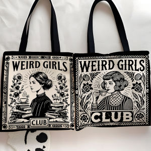 1 Pc Weird Girls Club Tote Bag Girls Club Gifts Girls Squad Girls Crew Girls Weekend Gift For Hot Girls Gift For Her Bes