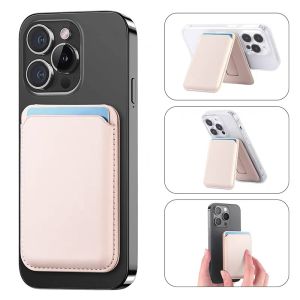 เคสโทรศัพท์มือถือแบบแม่เหล็กอเนกประสงค์สำหรับ Apple Android ที่บางเฉียบและมีแม่เหล็กแรงสูงพร้อมกระเป๋าใส่บัตร