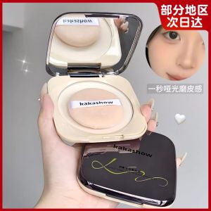 Long-Lasting Setting Powder Cake Durable Makeup Remains Intact for Oily Skin Blotchy Touch-Up Loose Powder Dry Oil Skin Conceal Large Brand Wet Two-Use