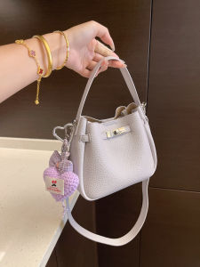 MY&FSNH | Simple Stylish Lichee Pattern All-match Bucket Bag