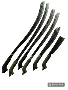 PARANG PANJANG TAJAM TANPA ASAH (HALUS) 80CM BAJA PER