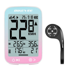 Máy Đo Tốc Độ Xe Đạp GPS Không Dây Có Đèn Nền Tự Động Màn Hình 2.4 Đồng Hồ Đo Tốc Độ Xe Đạp Đồng Hồ Bấm Giờ Máy Theo Dõi Xe Đạp Máy Tính Đo Tốc Độ MPH/KM/H