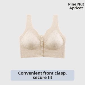 Yuzhaolin | Wireless Front-clasp Bra for Mid-aged Women Plus Size Lightweight