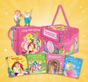 Sách - Boxset Khám Phá Thế Giới Diệu Kì Cùng 4 Nàng Công Chúa (Hộp 4 Cuốn)