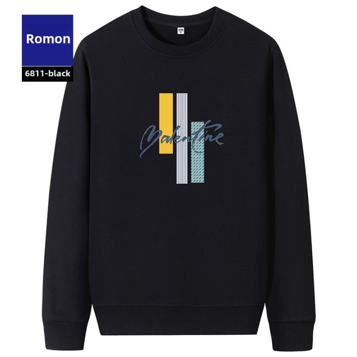 Lormen%20Men's%20round%20Neck%20Hoodie%20Long%20Sleeve%20Casual%20Fashion%20Print%20Spring%20New%20Style%20Versatile%20Base%20Shirt%20Comfortable%20Cotton%20Blend%20-%20Image%207
