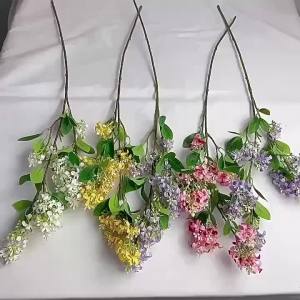 Silk Artificial Lilac Flower Wedding Bridal Bouquet Home Room Festival Outdoor Garden Yard Archway Diy Gift Prop Hot Sale Decora