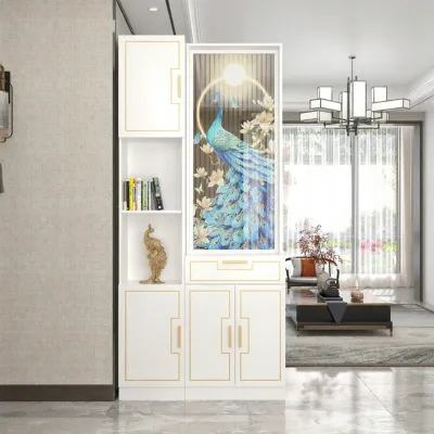 Modern Stylish Entryway Cabinet Partition