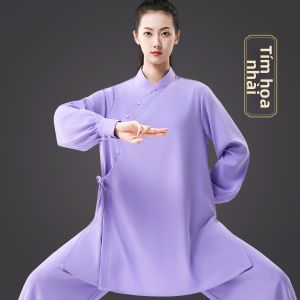 WUYINXIANG | Đồng Phục Thái Cực Quyền Mùa Hè Cho Nữ Có Cổ Xéo