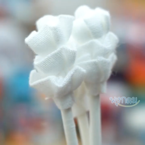 Mister Fox แปรงผ้าก็อซเช็ดลิ้น แบบหัวเกลียว รีฟิล 80 ชิ้น ใช้ได้ตั้งแต่แรกเกิด