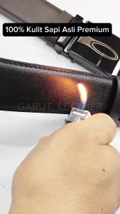 Sabuk Kulit/Ikat Pinggang Pria REL 100% Gesper Kulit Garut Sabuk Kulit Bergaransi 2 Tahun Belt Style Rel - Lazada