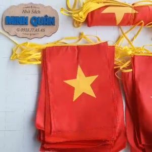 cờ dây/dây cờ tổ quốc in 2 mặt 10 mét 25 lá cờ/dây