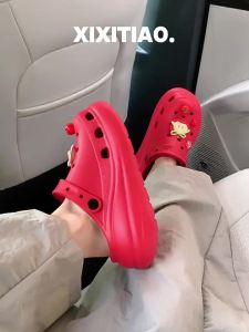 XIXITIAO | Dép Nữ Mùa Hè Tăng Chiều Cao Không Trượt Dễ Thương Đệm Đỡ Cung Chân