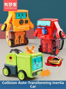 Inertial Transformable Excavator Toy Car 1-3 Years