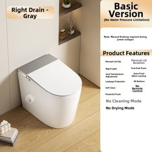 TEM | Small Space Suitable Smart Toilet Foam Shield Wall Mounted