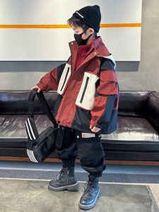 Boys Three-in-One Shell Jacket Kids Removable Jacket 2024 New Arrival Childrens Outdoor Spring & Fall Sports Tops