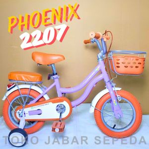 Sepeda Anak Perempuan 16 Inch Retro New Phoenix 2207