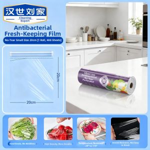 HANSHILIUJIA | Point Cut Food Grade Home Use Large Roll PE Antibacterial Wrap