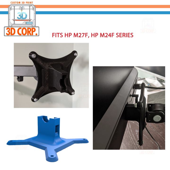 3D Corp HP M Series Vesa Mount Adapter HP M27F, HP M24F Lazada PH