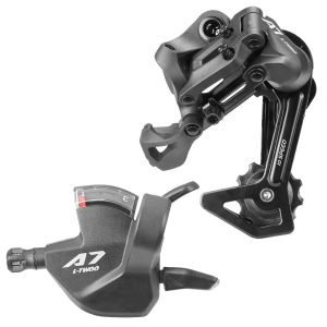 【Arrive 1-3 Days】1X10 Speed Derailleur Groupset Multifunction Aluminium Alloy Rear Derailleur Right Rear Shifter for Bike Replacement