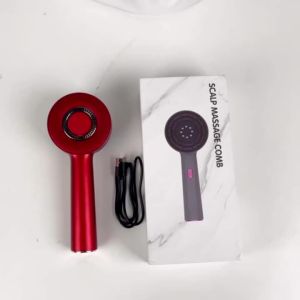 Electric Hair Growth Scalp Massage Comb 660nm Red Light Therapy Scalp Head Massager Brush Anti Hair Loss Essence Oil Applicator