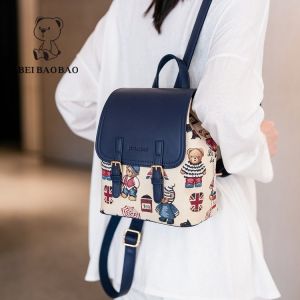 Balo in Hình Gấu Hoạt Hình Dung Tích Lớn Du Lịch Thường Ngày Cho Học Sinh Đại Học Balo Đôi Đeo Vai Thoải Mái Chống Thấm Nước