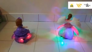Children Toys Angel Girl or Little Princess Rotating Dancing with music and light / Lantern Princess Mainan Budak Puteri