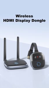 Hagibis Wireless HDMI Transmitter and Receiver Kit Wireless HDMI Extender TV Dongle Plug & Play Streaming for Laptop Projector