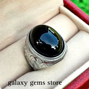 CINCIN BATU KECUBUNG TANDUK NATURAL STONE