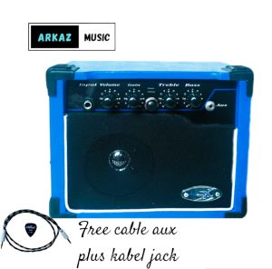 Amplifier Gitar MGX new 3input (blue) plus kabel jack free kabel aux