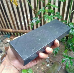 ASAHAN KANG AHMAD Batu asah pisau golok asli alam grit 6000 dimensi 20x7x3cm alat bantu Asahan pisau dapur knife sharpener weastone pengasahan pisau