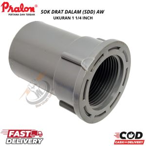 Sok Drat Dalam (SDD) 1¼ inch AW PRALON/ Faucet Socket 1¼ AW (PRALON) / SDD ( Sock Drat Dalam 1 1/4 )
