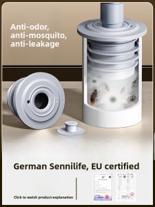 Universal Drain Pipe Odor-Proof Sealing Plug Bathroom Sink Drainage Pipe Overflow Prevention Silicone Material Quality Seal Ring