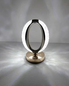 Đèn trang trí để bàn phòng ngủ hình elip và tròn phale ( ba chế độ màu)