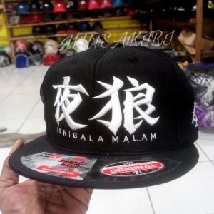 Topi Snapback Serigala Malam Topi Distro  Dewasa