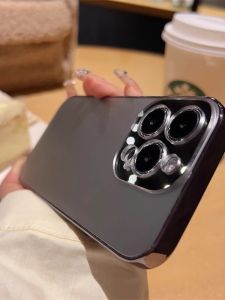 High-End Feel Original Machine with Lens Film iPhone15 Phone Case Suitable for Apple14promax Full Cover 16 Nano Frosted Case