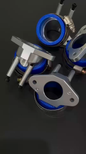 คอหรีด CNC สีน้ำเงิน ใส่ลิ้น CBR250 ลิ้นForza ใส่ลิ้นCRF มอเตอร์ไซค์ - Motorcycle