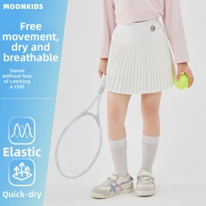 Moonkids | Girl Sports Quick-Dry Tennis Badminton Pleated Short Skirt