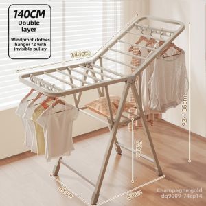 Baoyouni | Folding Wing Type Floor Standing Clothes Drying Rack