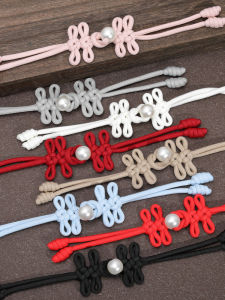 กระดุมผ้าไหมพักตร์สไตล์จีน กระดุมผ้าขนสัตว์สีแดง กระดุมเสื้อโค้ทแบบจับคู่ กระดุมเสื้อสเวตเตอร์ กระดุมเสื้อผ้าสำหรับฤดูหนาว