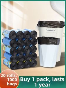 QINXINLIAN | Thick Black Household and Commercial Trash Bag 50x60cm