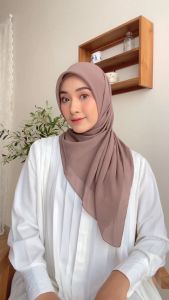 Kerudung Segi Empat Bella Square Hijab Segiempat Pollycotton Premium Murah Terbaru