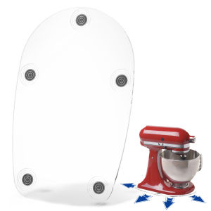 Mixer Slider Mat Compatible for 4.5 QT Tilt Head Stand Mixer Acrylic Mixer Mover Slider Pad Flexible Durable Kitchen Appliance
