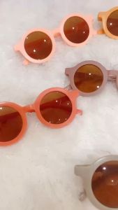 Kacamata Bulat Fashion Anak Sunglasses Korea
